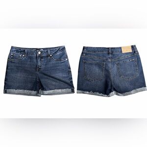 Seven7 Dark Blue Jean Shorts